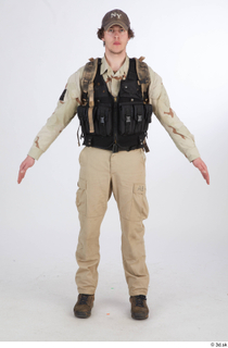 Reece Bates Contractor A pose 1 A pose army vest…